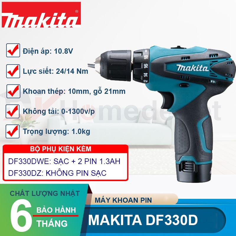 Máy khoan Pin Makita DF488DWE--DF330DWE--DF331DSAE--DF347DWE--DDF453SYE