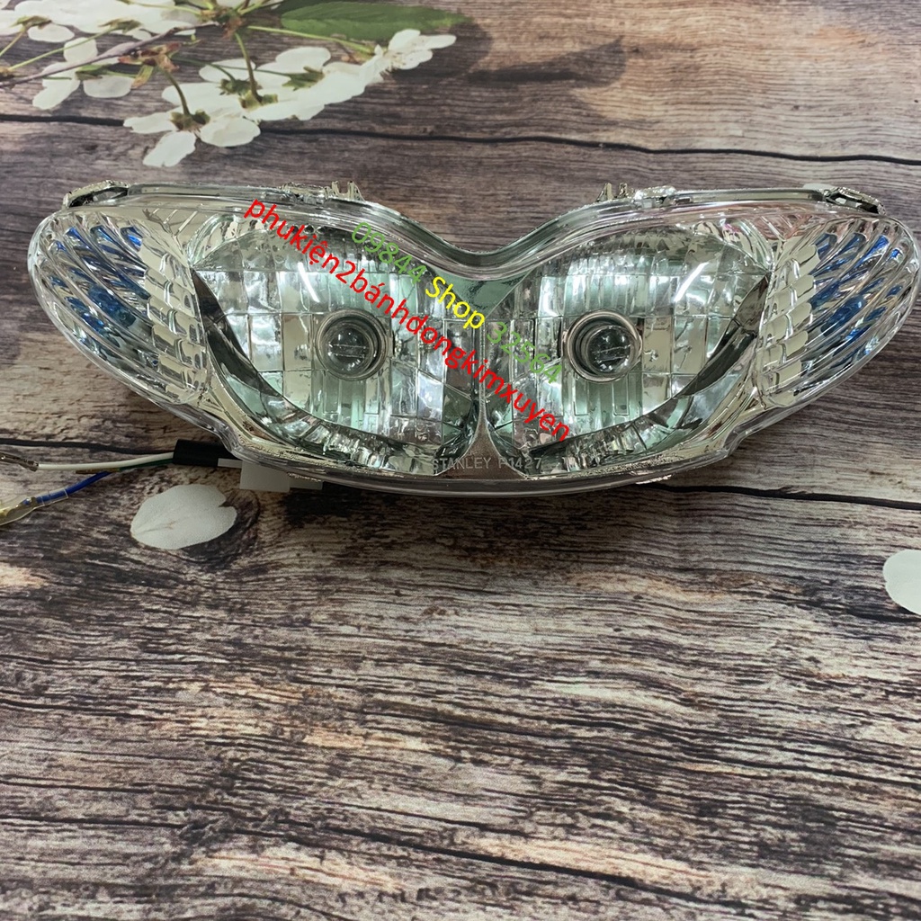 Pha đèn trước xe JUPITER V-chóa đèn jupiter R fuil bóng siêu sáng