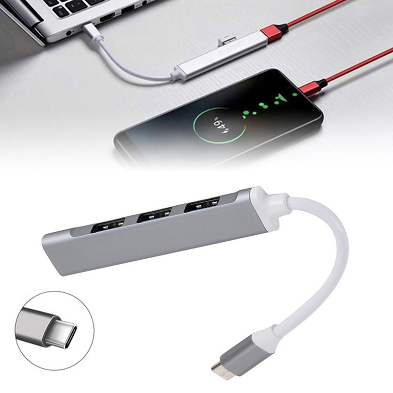 Bộ Chia 4 Cổng Usb C 3.0 Type C 3.1 Cho Lenovo Xiaomi Rnvv