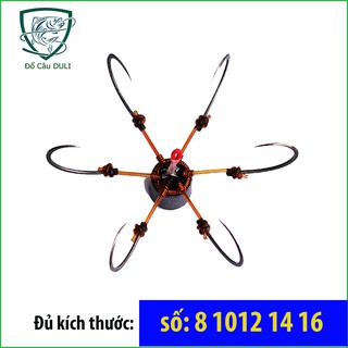 [Thanh lý nốt 1000 bộ] Lưỡi câu lục hãng thửa siêu đẹp đủ kích thước - Đồ Câu DULI
