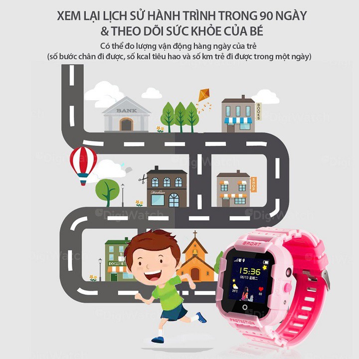 Đồng hồ thông minh Wonlex KT03 – CHÍNH HÃNG – CHỐNG NƯỚC IP67 – CAMERA – WIFI – Bảo hành 1 năm – Theo dõi trẻ mọi lúc