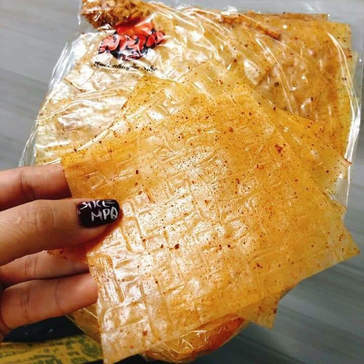 1KG Bánh tráng[túi zip] siêu cay muối nhuyễn tây ninh đậm vị bao nmgon nhà Mlem Food.