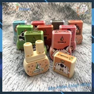 (Double Inhaler) Ống Hít 2 Mũi Double Inhaler Hình Thú Thái Lan