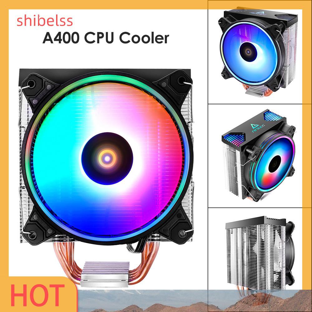 Quạt Tản Nhiệt Làm Mát Cpu Shibelss Antec A400 120mm 4 Cánh Quạt Cho Rgb