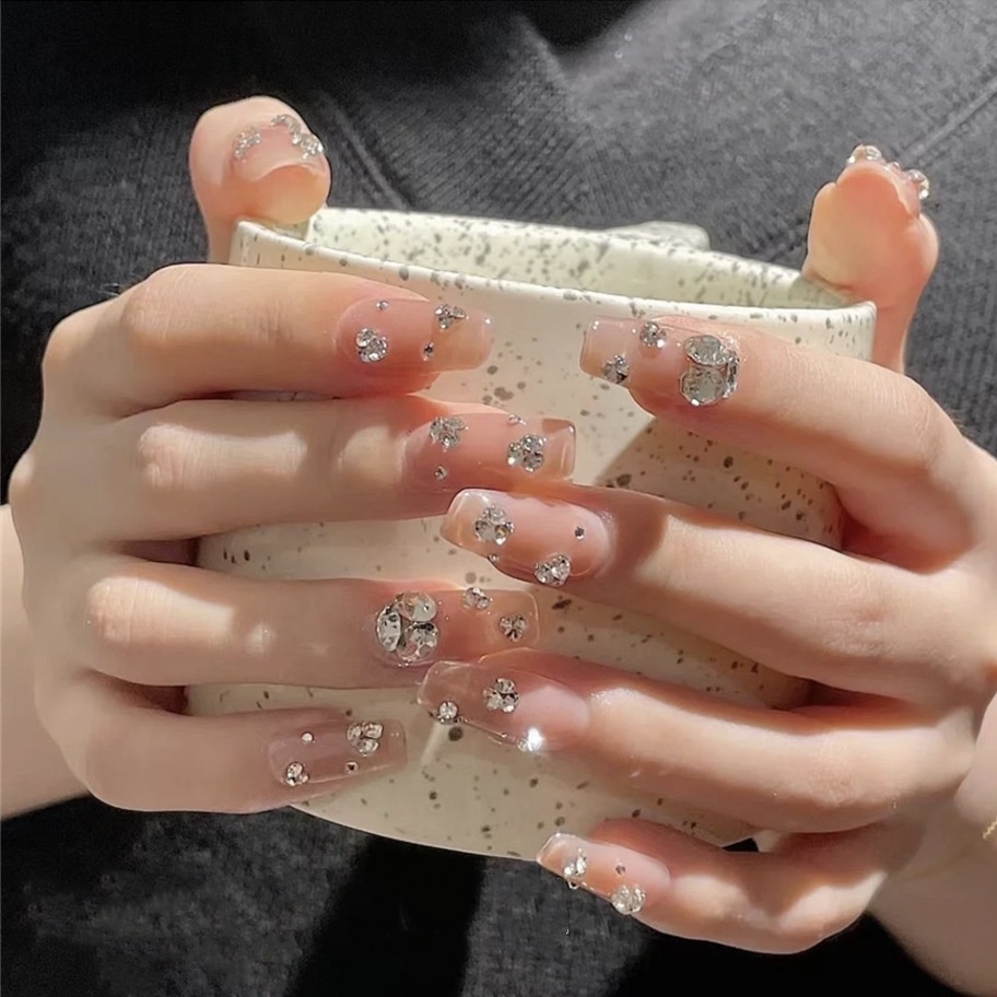 [ NBD 119 ] CHARM NƠ BỚM - Phom MÓNG DÀI  [ Tặng Keo Và Dụng Cụ ] Lẻ