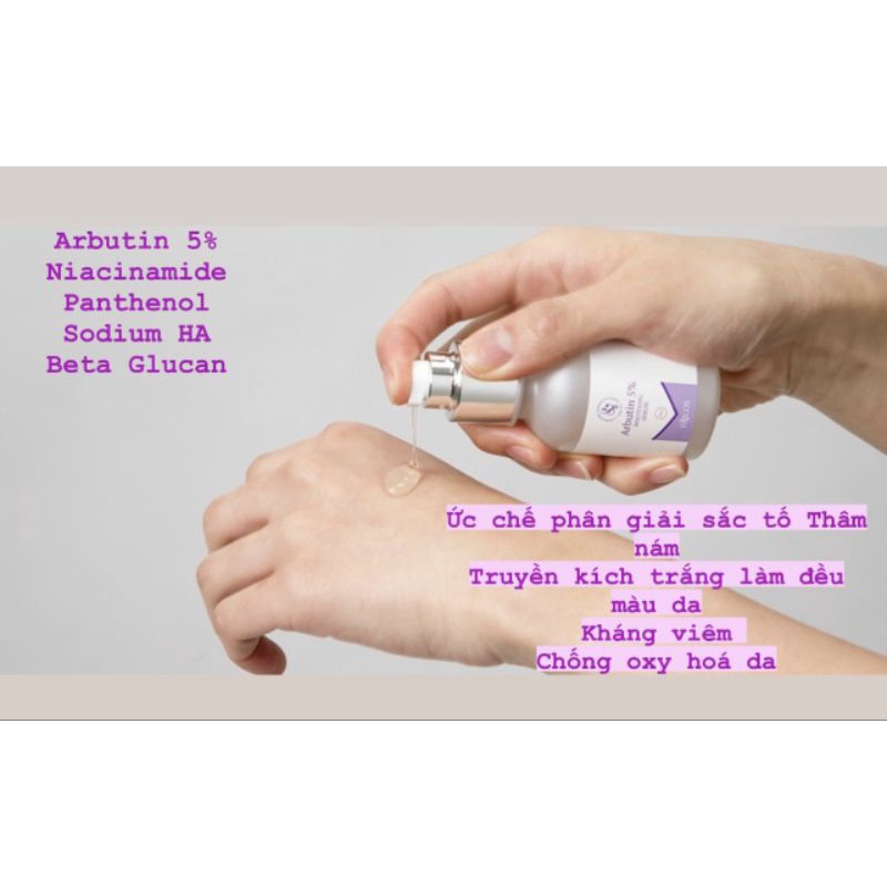 serum arbutin 5% ENCOS ức chế mờ thâm nám, sạm da,