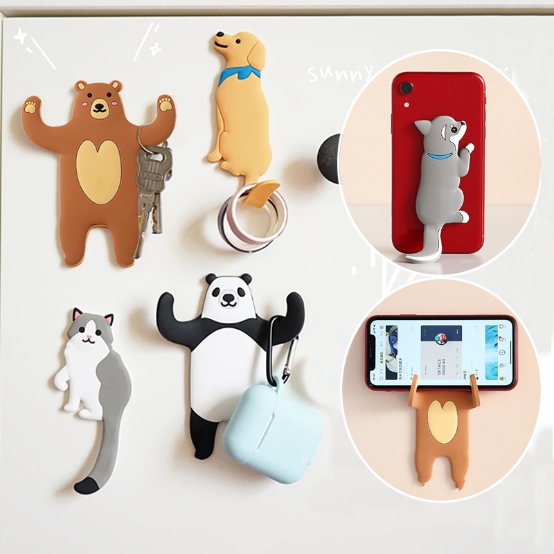 Móc Treo Chìa Khóa Hình Động Vật Hoạt Hình Ngộ Nghĩnh