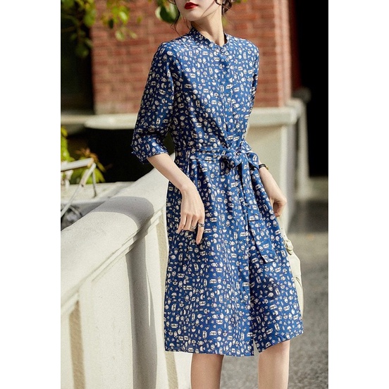 Váy lụa xanh L 350k -> 250k