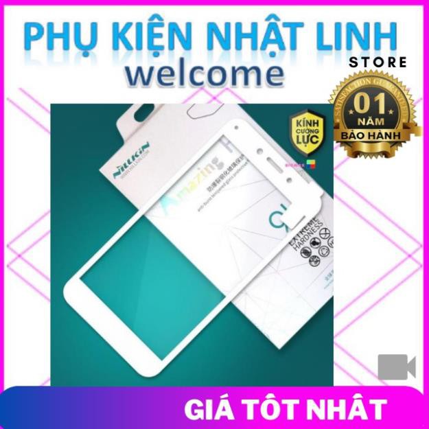 Kính cường lực Xiaomi redmi note 5 A prime full màn hình tặng kèm khăn lau.