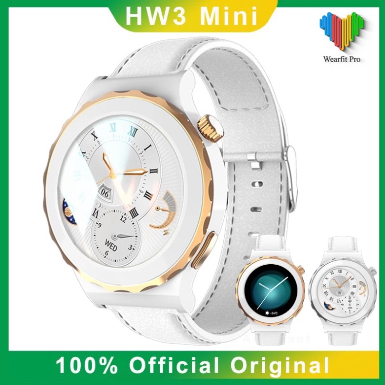 Đồng Hồ Thông Minh 2022 HW3 mini 1.32 "360 * 360 NFC Hỗ Trợ Nghe Gọi Theo Dõi Nhịp Tim Cho Nữ pk GT3
