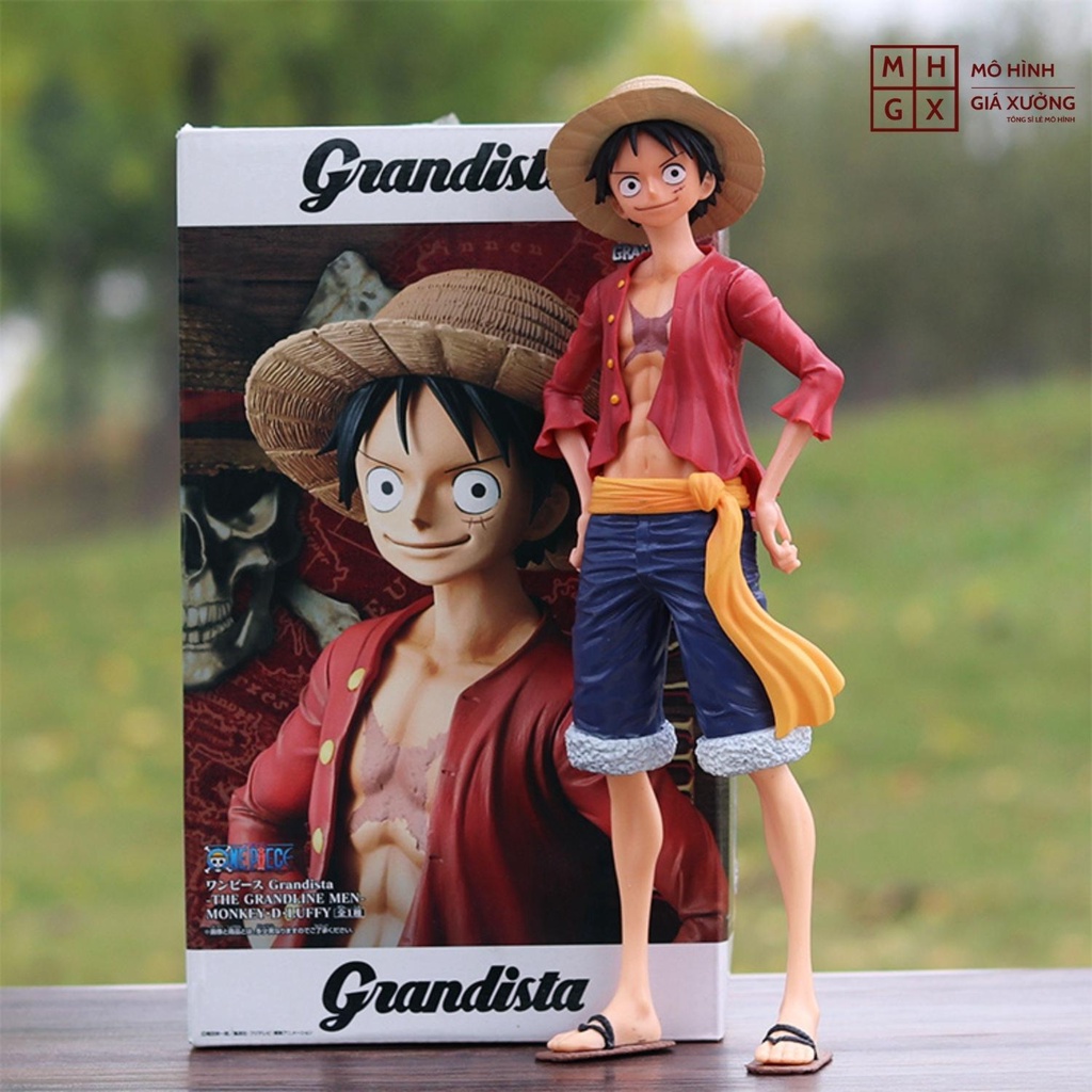 Mô hình Luffy Grandista ( 3 mặt) cực đẹp cao 27cm -  Mô Hình Figure Monkey D.Luffy One Piece