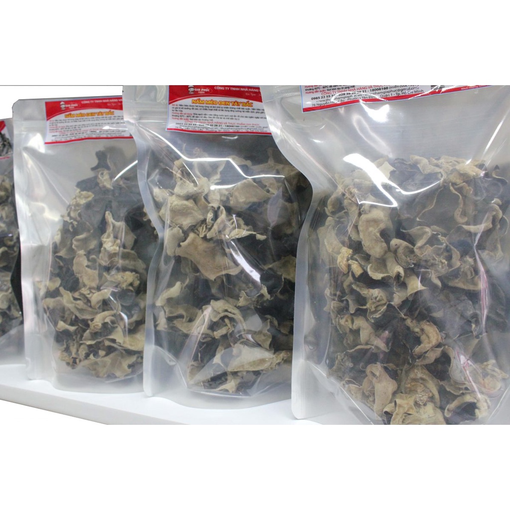 Mộc nhĩ rừng khô Tây Bắc gói 500g hàng loại 1 Cánh To, mộc nhĩ đen rừng phơi khô tự nhiên, nấm mèo sạch thơm ngon