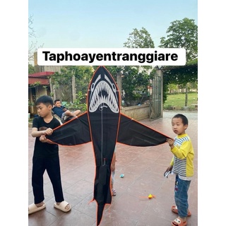 Diều cá mập tặng 50m dây kèm cán cầm