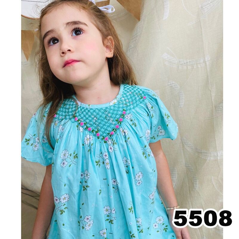 Đầm Smock Bé Gái Oliriver Cho Bé Từ 9-22KG