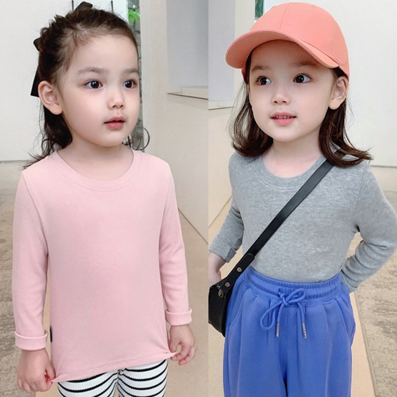 Áo thun vải cotton mềm thời trang cho bé gái