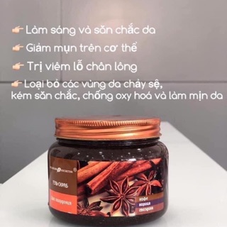 Tẩy da chết quế hồi