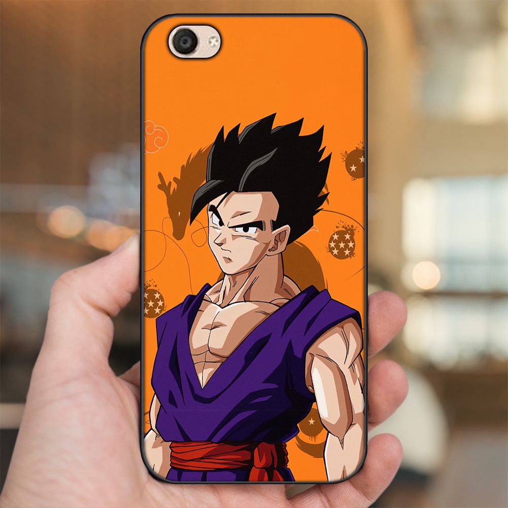 Ốp lưng Vivo V5, V5 Plus viền đen in hình Gohan Dragon Ball