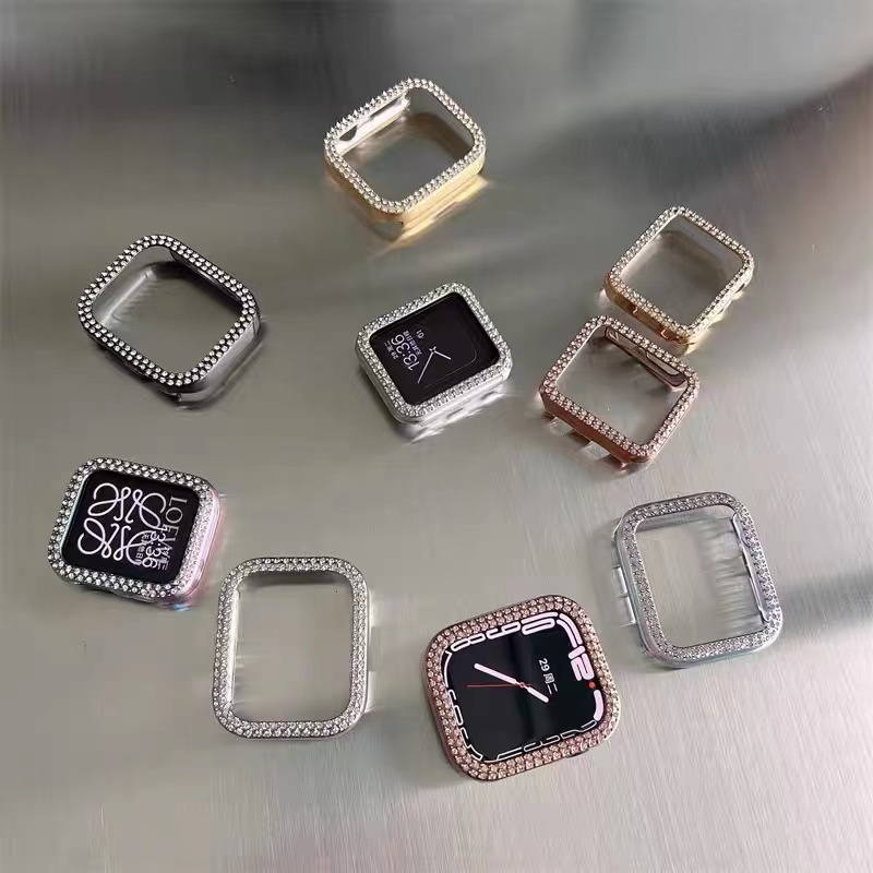 Ốp Bảo Vệ Mặt Đồng Hồ Apple Watch Series 7 SE 6 5 4 3 40mm 44mm 41mm 45mm 38 / 42mm