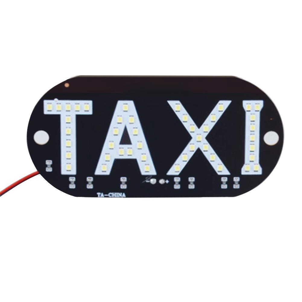 🚗1P đèn LED xe taxi taxi Cab đèn chỉ thị kính chắn gió Dấu hiệu kính chắn gió