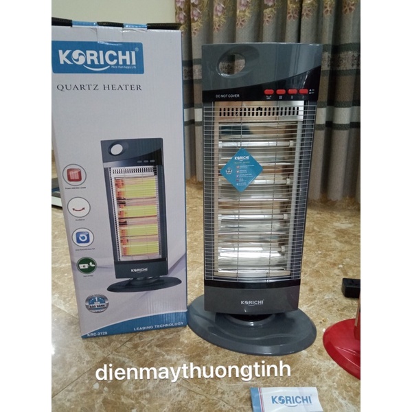 (Lỗi 1 đổi 1) Máy sưởi điện KORICHI KRC-2129.Hành chính hãng bảo hành 12 tháng