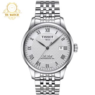 Đồng hồ Nam Tissot 1853 Le Locle cơ tự động , dây thép không gỉ, kính shapphire T006.407.11.033.00