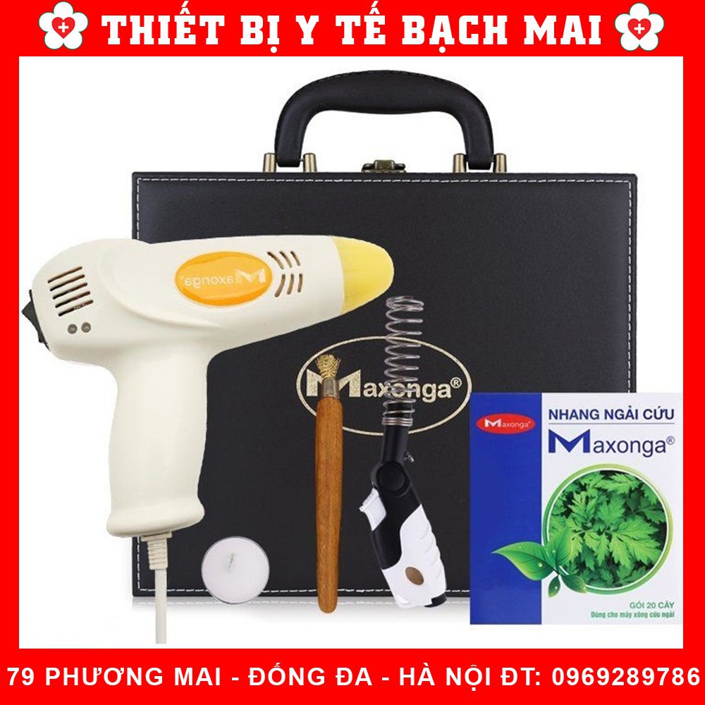 TBYT999 Máy Cứu Ngải MAXONGA [Bao gồm cả thuốc] - Chữa Xương Khớp, Đau Lưng, Đau Vai Gáy, Di Chứng Tai Biến NEW