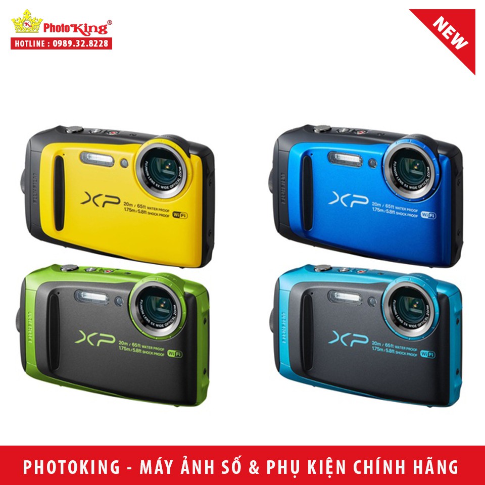 (Chính hãng) Máy ảnh Fujifilm Finepix XP120 + Miếng dán màn hình