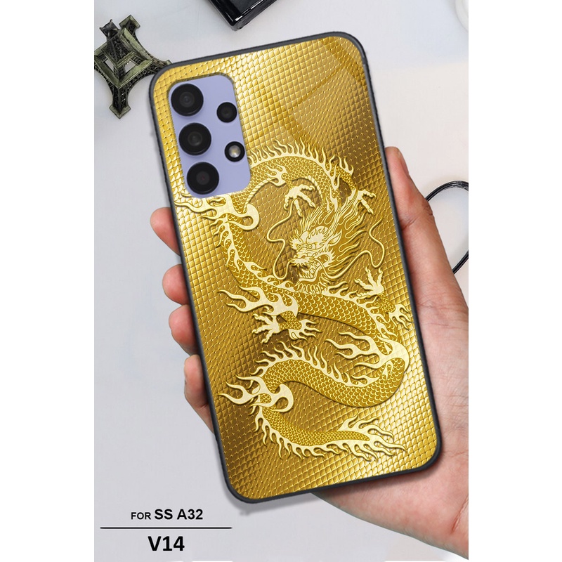 Ốp lưng SAMSUNG A32 in hình rồng 3D cực đẹp