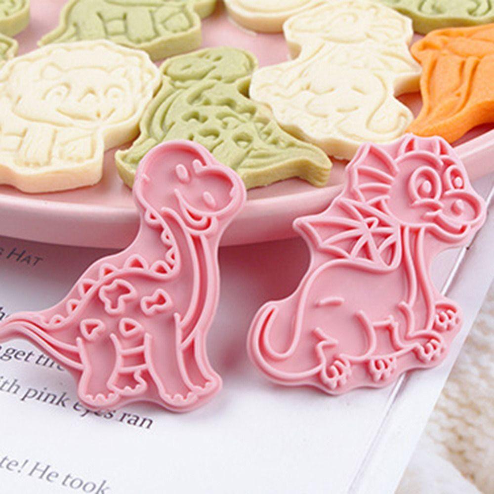 Set 8 Khuôn Nhựa Làm Bánh Quy / Kẹo Đường Trang Trí Bánh Kem