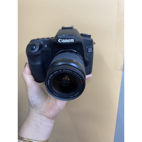 Máy ảnh Canon 40D + ống kính 28-80