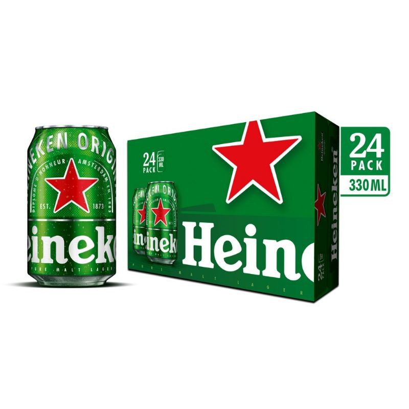 thùng 24 lon bia Heineken 330ml