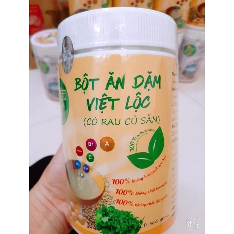 Bột ăn dặm cho bé từ 4-10m. Quà cho bé lên tới 50k