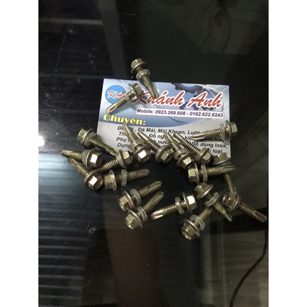 100G VÍT BẮN TÔN, XÀ GỒ SẮT LOẠI 3cm, 4cm, 5cm