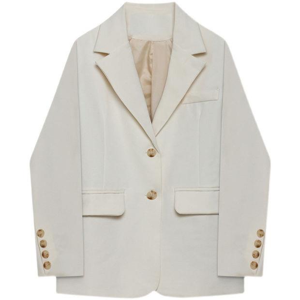 ✠✿❈Áo khoác vest màu trắng cỡ nhỏ thanh lịch