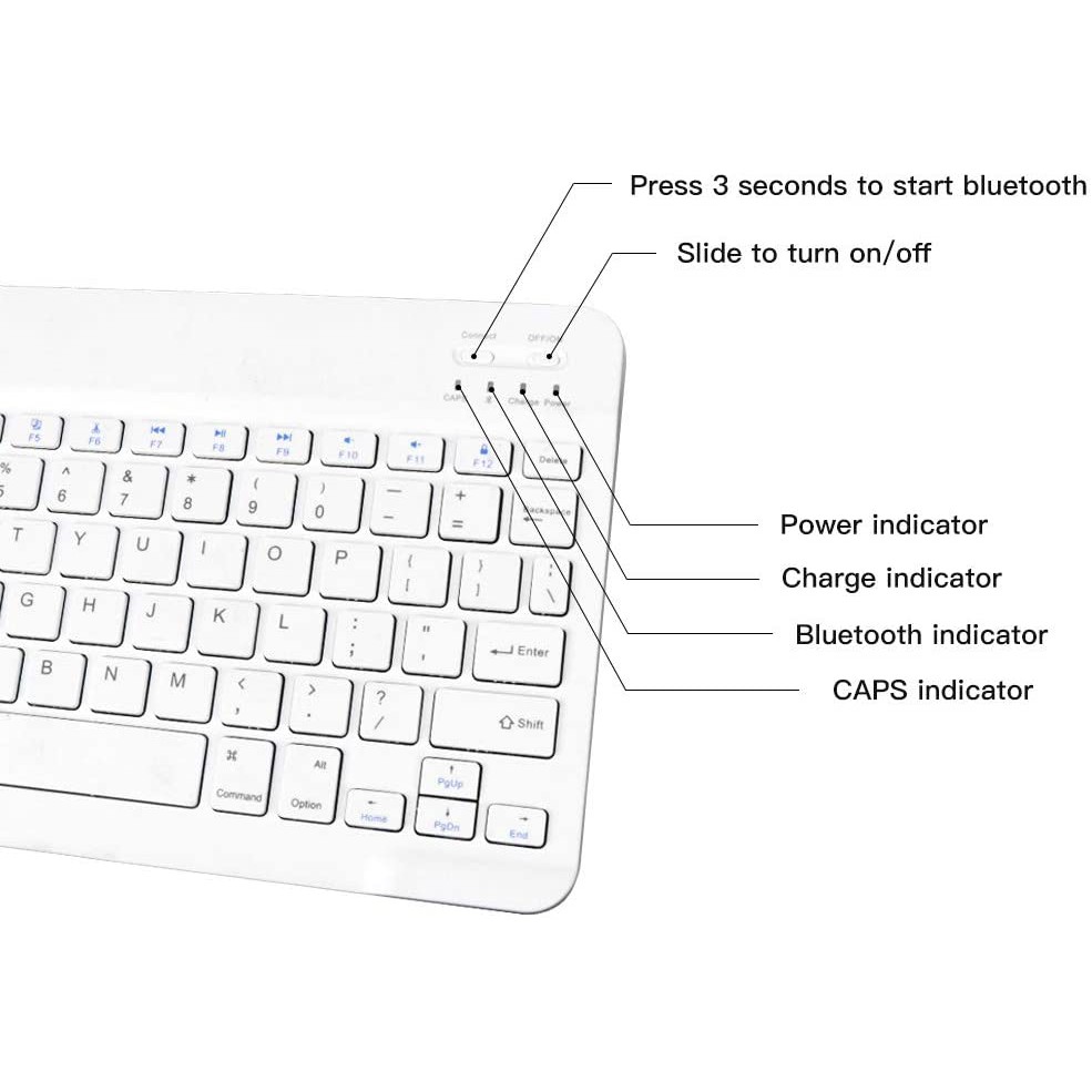 FREESHIP 99K TOÀN QUỐC_Bàn phím Bluetooth cho tabs tặng kèm giá đỡ điện thoại