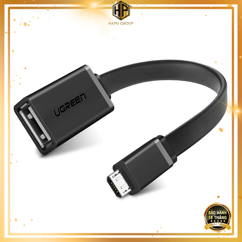 Cáp OTG USB To Micro USB Ugreen 10821 chính hãng - Hapugroup