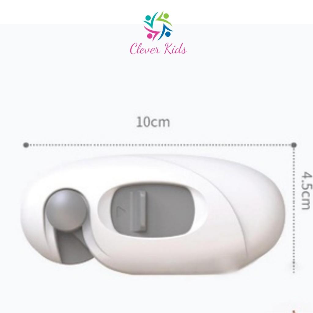 Khóa tủ lạnh, khoá ngăn kéo an toàn cho bé Looktosee chất liệu nhựa ABS cao cấp shop clever.kids