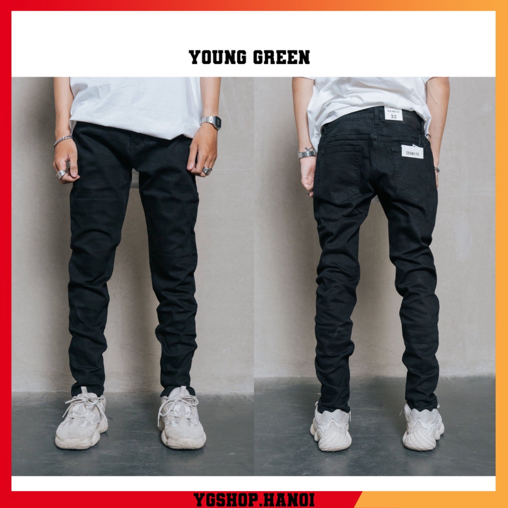 Quần Jeans DESTROY SKINNY - YOUNG GREEN