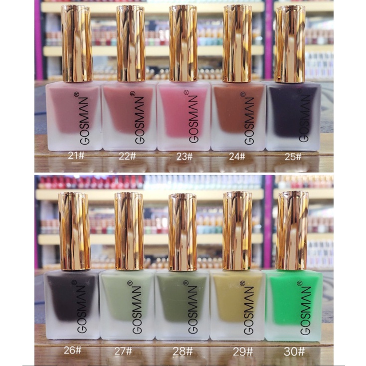 sơn móng tay mờ nhanh khô bền màu Gossman Nail Polish 13ml
