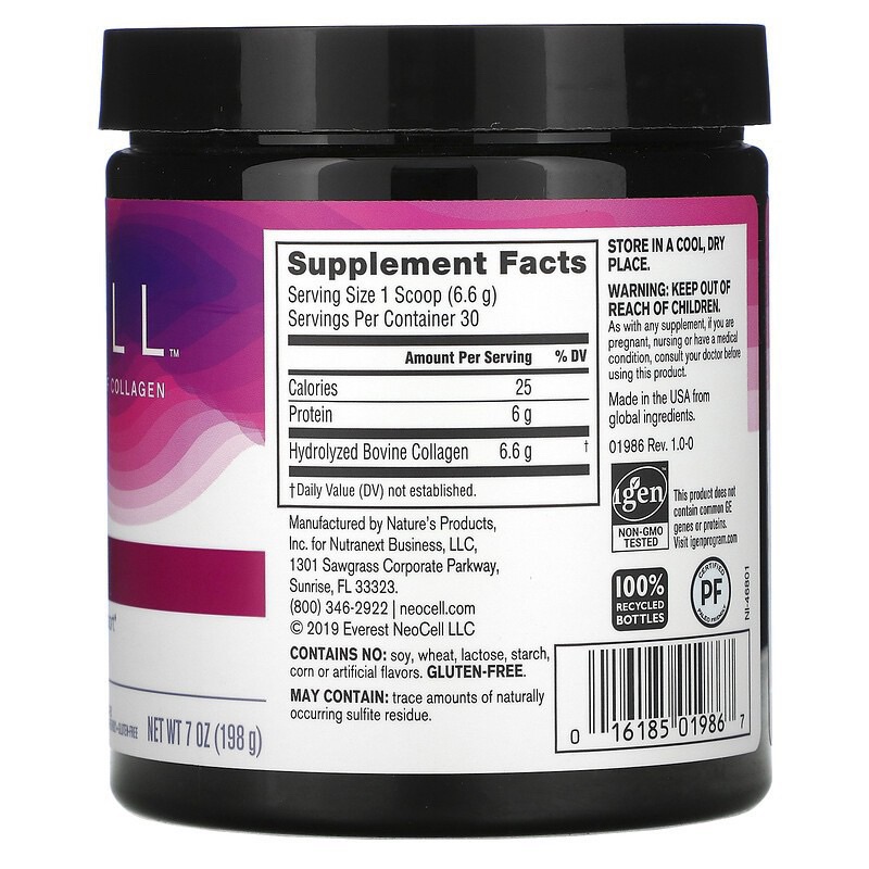 NEOCELL SUPER COLLAGEN +C 123 Now UC-II Joint Bột Beauty Infusion xương khớp