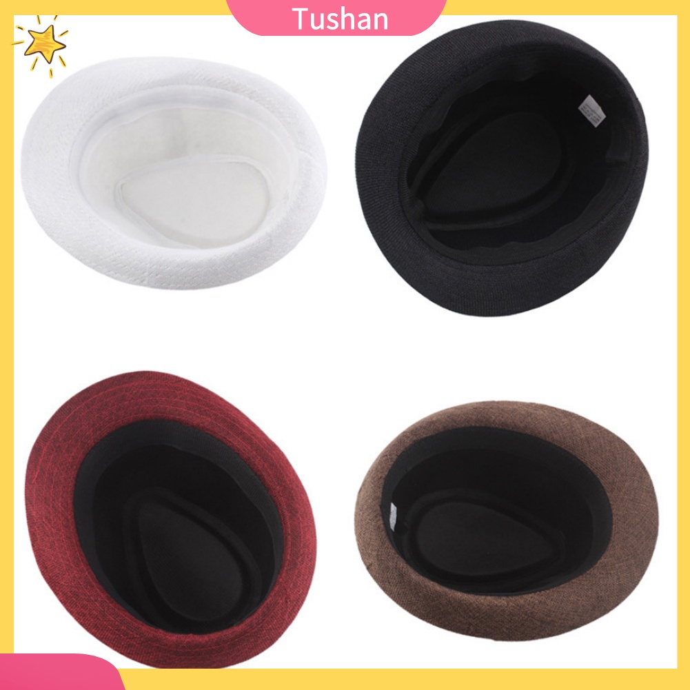 Mũ Rộng Vành Màu Trơn Thời Trang Đi Biển Cho Nam