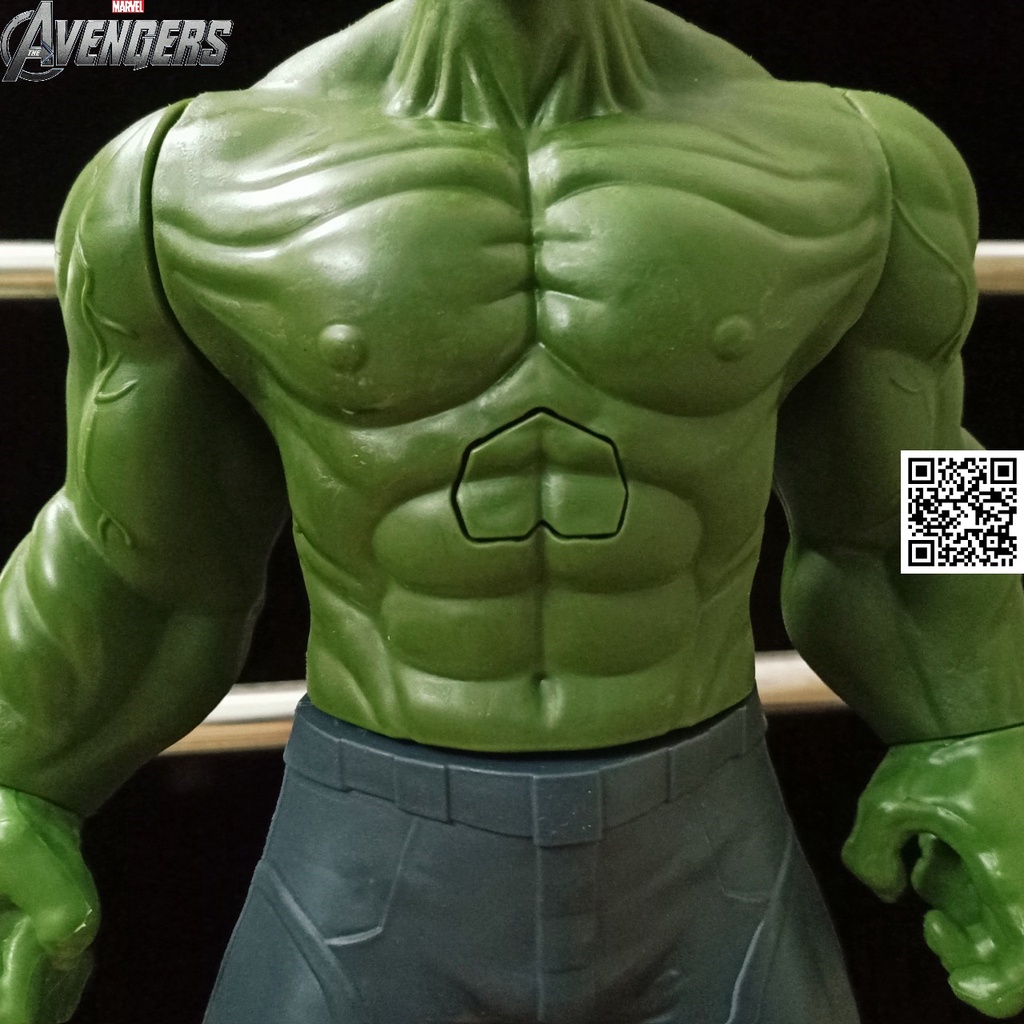 1607 Mô hình to lớn khớp HULK NGƯỜI KHỔNG LỒ XANH loại lớn đèn Led marvel end game