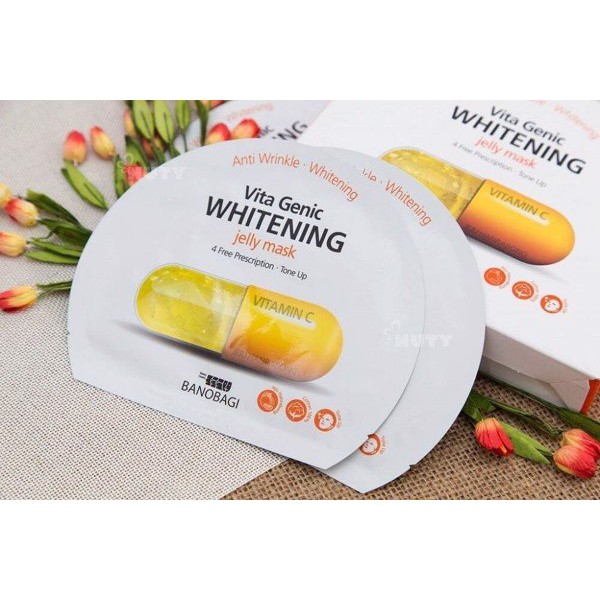 Mặt nạ Banobagi Vita Genic Whitening Jelly Mask VitaminC Màu Vàng 30ml