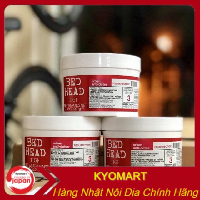 Ủ TIGI ĐỎ - HẤP PHỤC HỒI CHỮA TRỊ TÓC HƯ TỔN MỨC ĐỘ 3 200ML