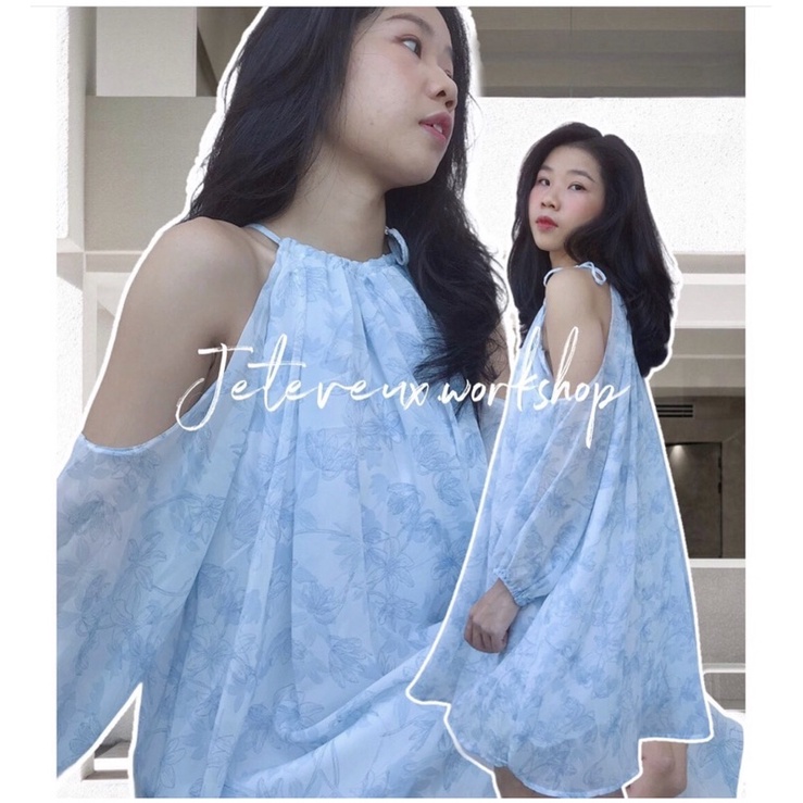 Váy hoa nhí khoét vai siêu xinh Thiết kế By Jeteveux | BigBuy360 - bigbuy360.vn