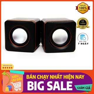 Loa vi tính xí ngầu bộ gồm 2 loa âm thanh tốt/ Sử dụng được cho máy tính - laptop - điện thoại