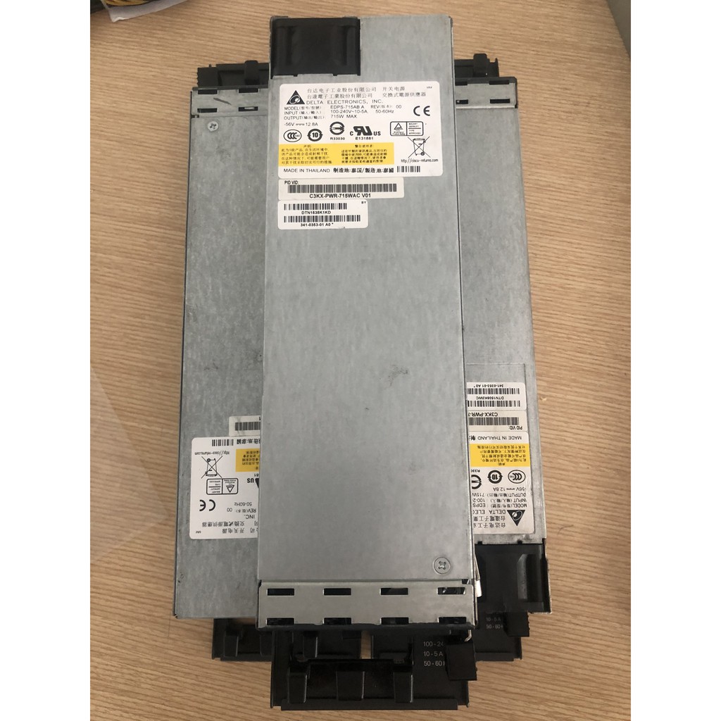 Nguồn Switch Cisco C3KX-PWR-715WAC hỗ trợ POE+