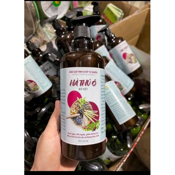 DẦU GỘI HÀ THỦ Ô CHAI 500ML