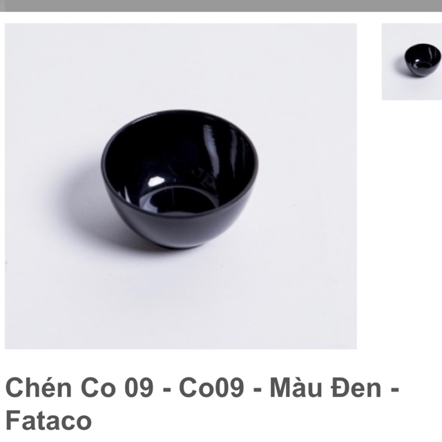 Bát cơm phíp đen Fataco