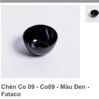 Bát cơm phíp đen Fataco